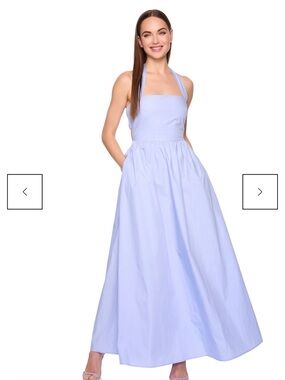Susana Monaco  Frosty Halter-Top Women’s Dress - Elegant Maxi